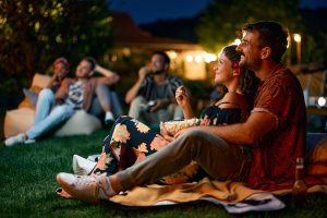 How To Set Up an Outdoor Movie Night
